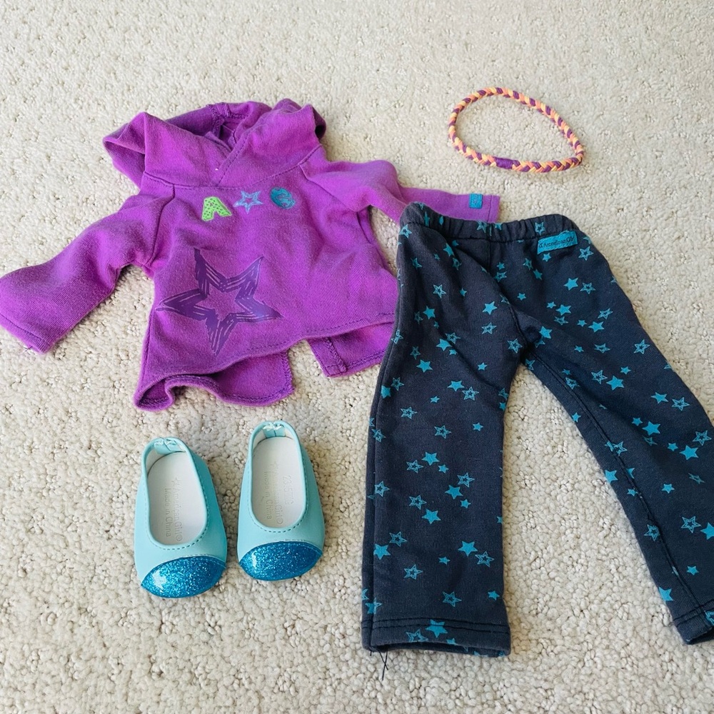 American Girl Starry Hoodie Back to School Outfit